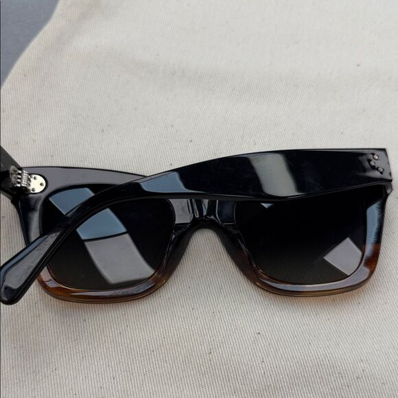 Celine Black and Brown Gradient Sunglasses - Picture 8 of 11